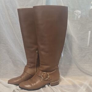 Tory Burch Brown Over the Knee Boots